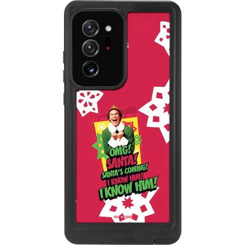 Elf OMG Santas Coming Galaxy Note20 Ultra 5G Waterproof Case